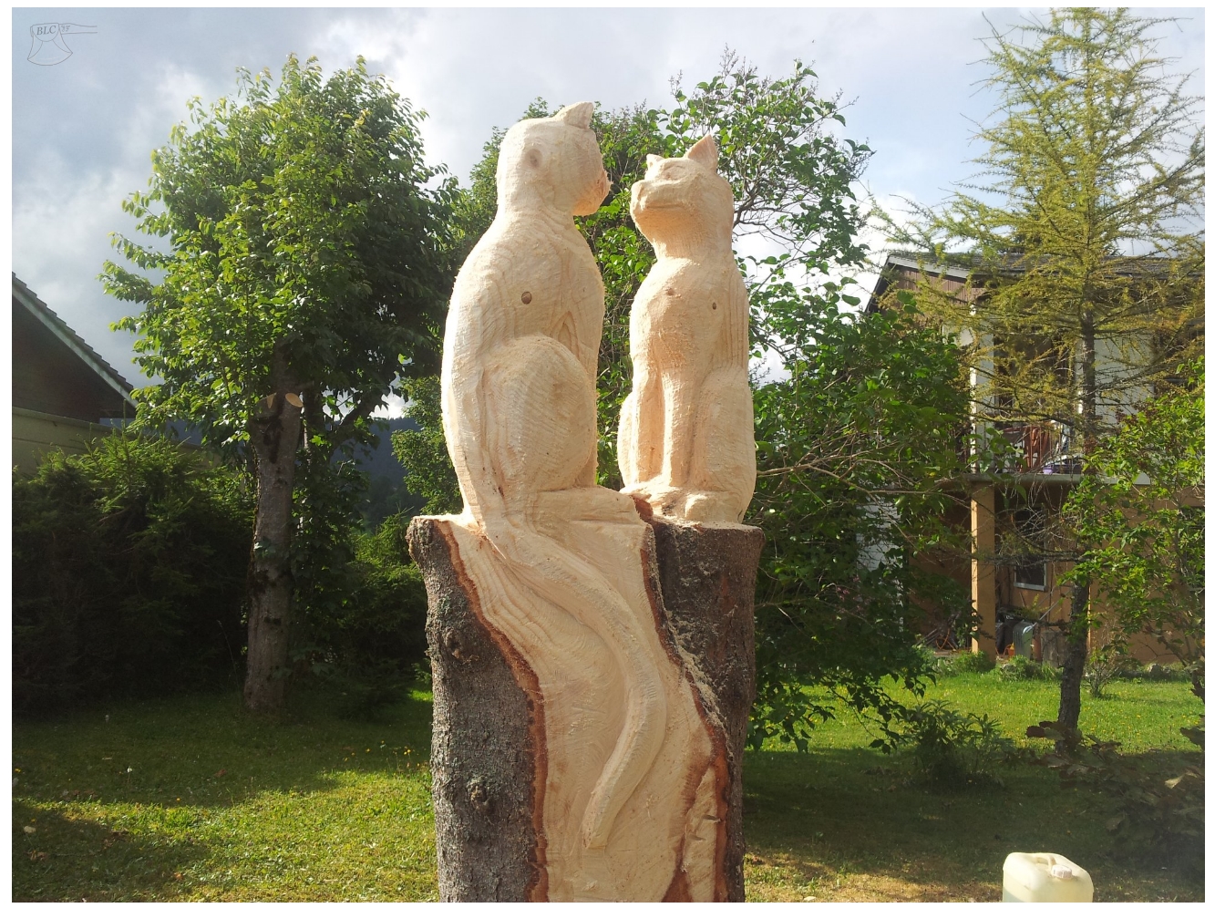 Yvan Freiholz Bois Libre Créations Sculpture Chats (1)