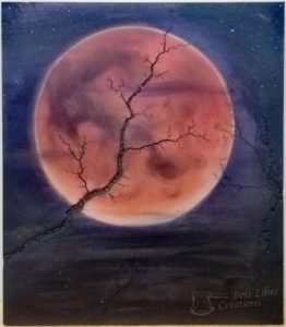 Tableau "Lune de sang"-image