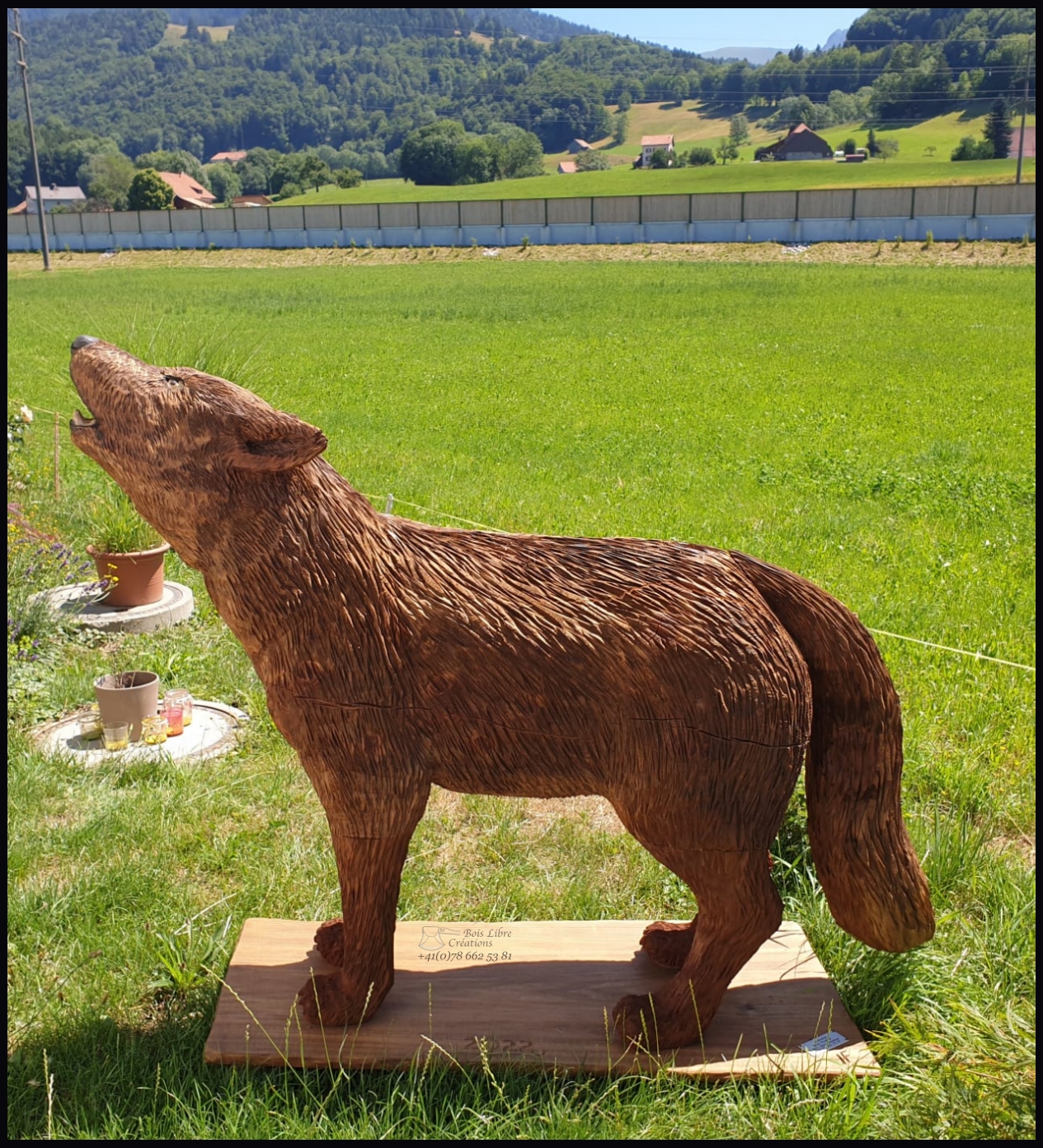 Yvan Freiholz Bois Libre Créations Sculptures Loup (26)